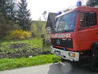 Kleinbrand in Dittersbach, 25.04.2013