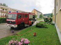 Hochwasser nach starkem Gewitter in der gesamten Gemeinde, 31.05.2016