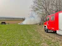 Gemeldeter Brand im Wald bei Elbersdorf, 30.03.2024
