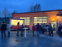 Weihnachtsbaumverbrennen am Ger�tehaus in D�rrr�hrsdorf-Dittersbach, 17.01.2026