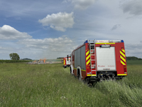 Angemeldetes Feuer auf einem Feld in St�rza, 22.05.2026
